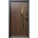 Двері вхідні вуличного типу • Стронг • Браун (Ral 8019 пісок/дуб темний)
