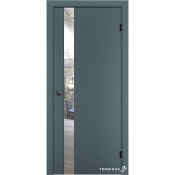 Двери с зеркалом Solid 802 Малихит графит