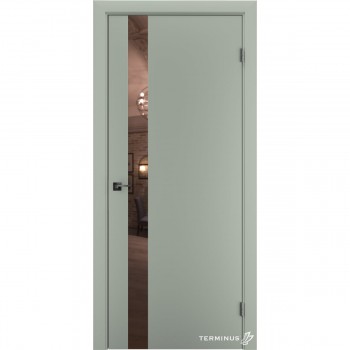 Дверь в ванную 70 см Solid 802 Оливин бронза