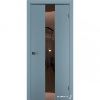 Двери ПВХ в ванную и туалет Solid 804 Аквамарин бронза