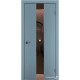 Двери Terminus Модель 804 Аквамарин (зеркало бронза)