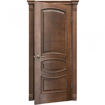 Внутренние двери Caro 50 Дуб браун (глухая)