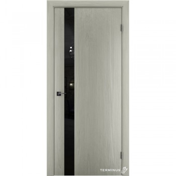 Двери межкомнатные экошпон Solid 802 Аляска (планилак черный)