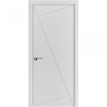 Двери межкомнатные темные Urban 25 Ясень белый Эмаль 02 (ПГ)