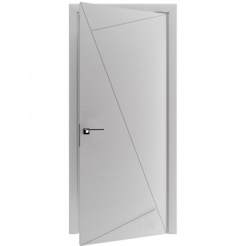 Двери межкомнатные темные Urban 25 Ясень белый Эмаль 02 (ПГ)