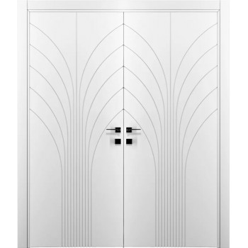 Двері двостулкові білі Dooris G14