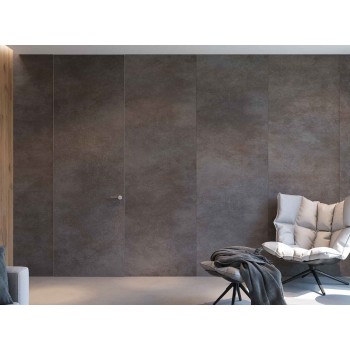 Двери Астори Loft L1 – алюминиевый каркас – покрытие каменный шпон
