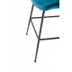 Напівбарний стілець B-140-1 блакитний