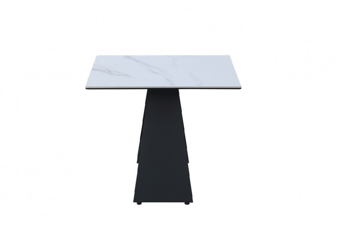  Кавовий стіл "Бруно" білий мармур + чорний  3 — замовити в PORTES.UA
