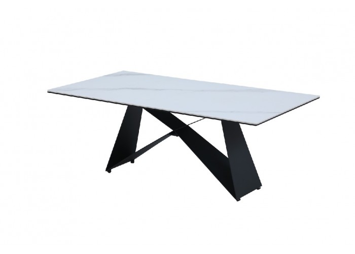  Журнальный стол "Бруно" белый мрамор + черный  1 — купить в PORTES.UA
