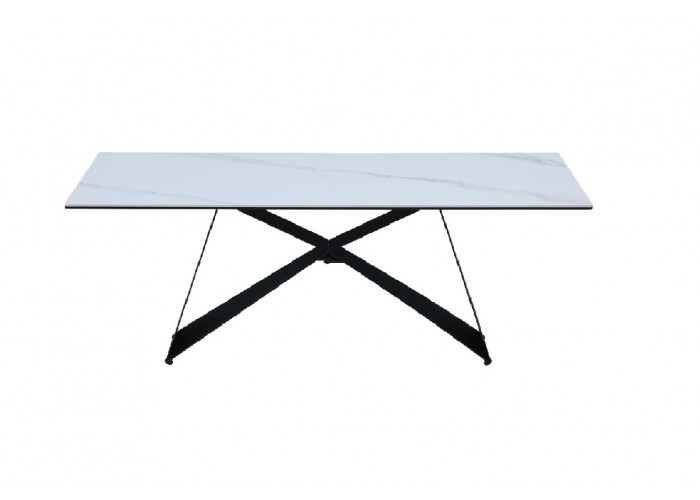  Журнальный стол "Бруно" белый мрамор + черный  2 — купить в PORTES.UA