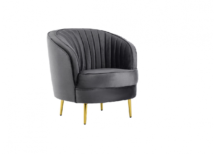  Кресло "Моника" серый + золото  1 — купить в PORTES.UA