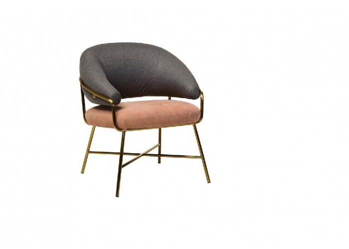  Кресло "Адель" серый + розовый  1 — купить в PORTES.UA