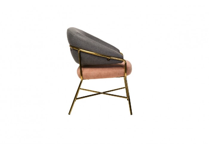  Кресло "Адель" серый + розовый  2 — купить в PORTES.UA