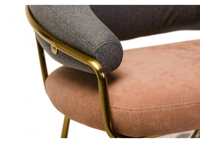  Кресло "Адель" серый + розовый  9 — купить в PORTES.UA