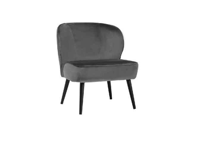  Кресло "Фабио" серый велюр  1 — купить в PORTES.UA