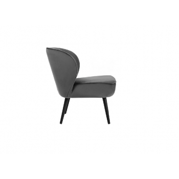 Кресло "Фабио" серый велюр