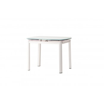 Обеденный матовый стол Т-600-2 снежно-белый