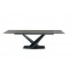 Керамический стол TML-897 гриджио латте + черный