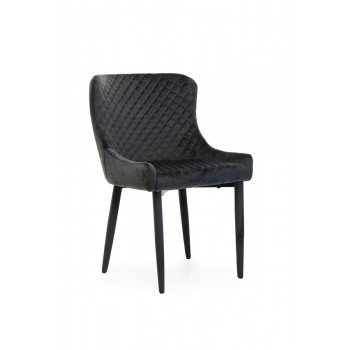 Стул M-20 серый велюр