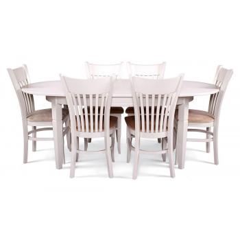 Стол Дортмунд + 6 стульев Галле