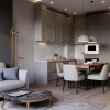 Кухня-гостиная — ЖК Французский Квартал — квартира 82 м.кв — Art Partner