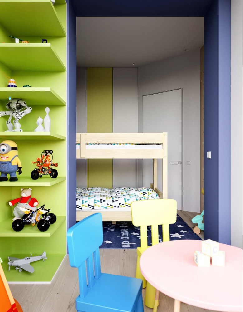 Детская комната — Квартира на бул. Леси Украинки — 76 м.кв — Art Partner