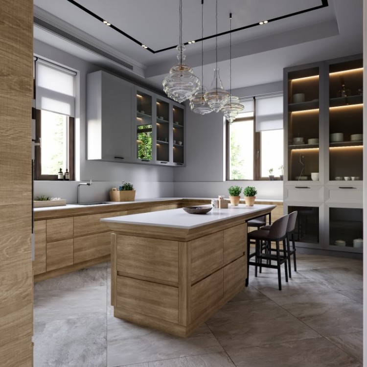 Кухня — ЖК Итальянский Квартал — дом 108 м.кв — студия дизайна Art Partner