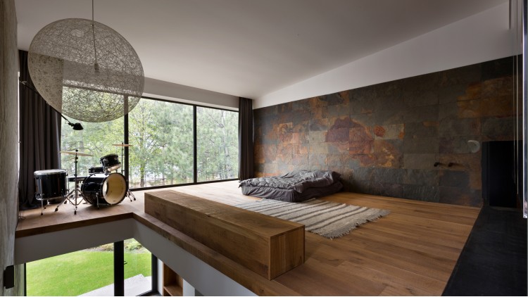 Спальня — Дизайн-проект частного дома, 180 м.кв — студия дизайна Azovskiy + Pahomova