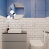 Фото дизайна: Ванная  – Дизайн-проект 3-комнатной квартиры в ЖК Республика - 82м.кв. – 374