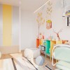 Детская в дизайн-проекте 3-комнатной квартиры в ЖК Республика — 82м.кв. — Between the walls