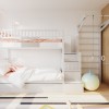 Дитяча в дизайн-проекті 3-кімнатної квартири в ЖК Республіка - 82м.кв. - Between the walls