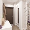Прихожая в дизайн-проекте 3-комнатной квартиры ЖК Аметист - 84м.кв. — BoDesign