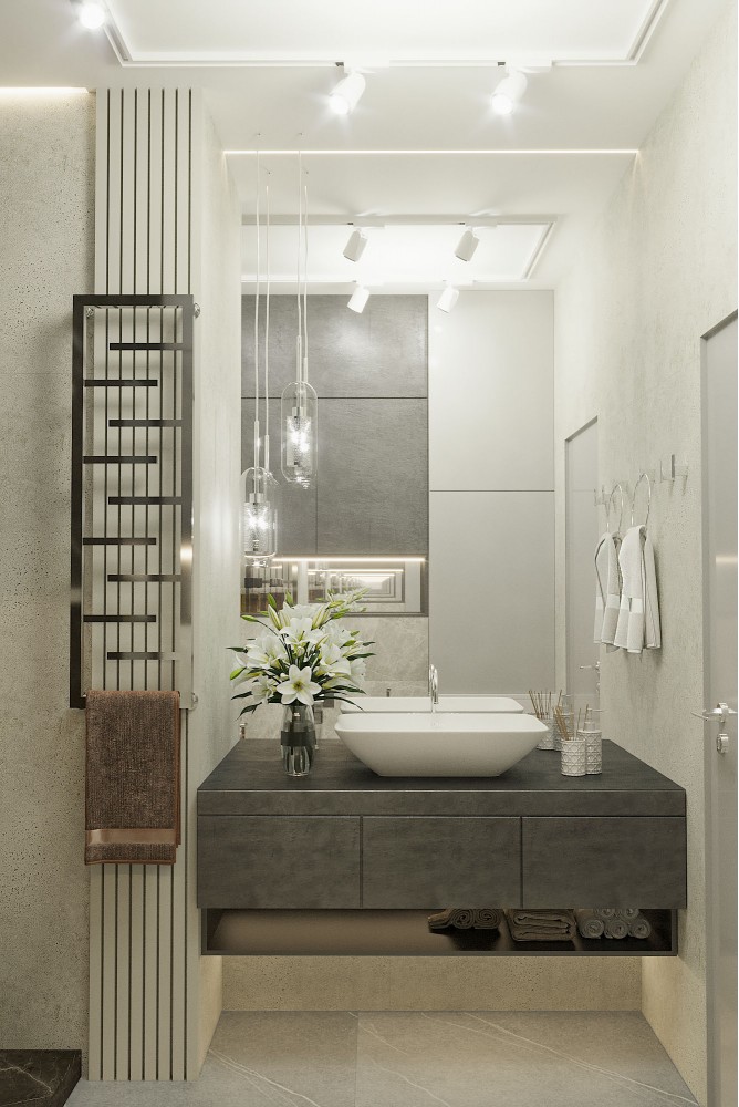 Фото дизайну: Ванна - Дизайн 2-кімнатної квартири в ЖК Місто Квітів - 261