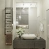 Фото дизайна: Ванная – Дизайн 2-комнатной квартиры в ЖК Город Цветов – 261