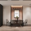 Їдальня в дизайн-проекті 2-кімнатної квартири ЖК Місто Квітів — BoDesign
