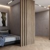 Спальня в дизайн-проекте  квартиры-студии в ЖК Кристал Парк — 46м.кв. — BoDesign