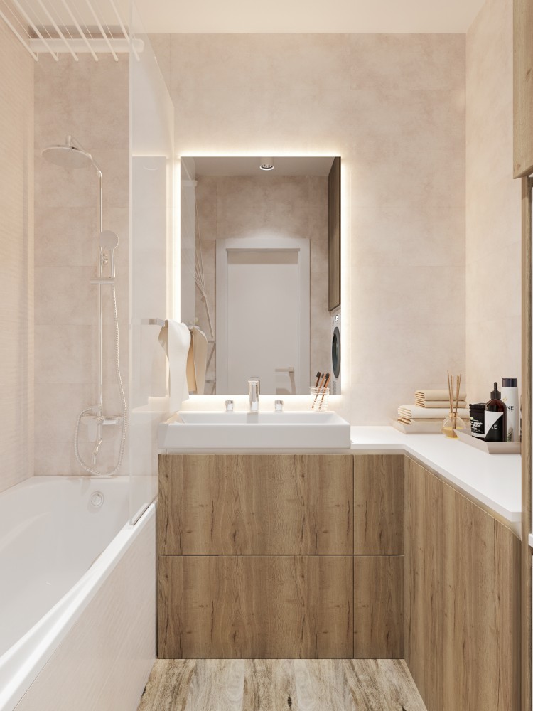 Дизайн ванной комнаты – 520