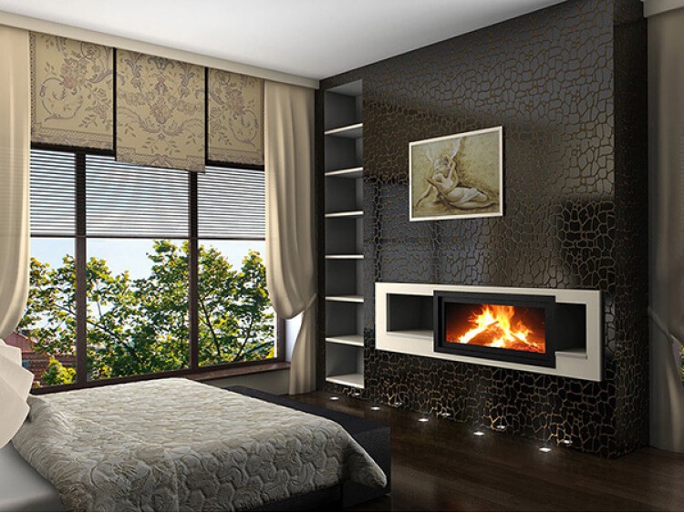 Спальня   в дизайн-проекте частного дома в стиле модерн, 260 м.кв. —  студия дизайна HD-DESIGN