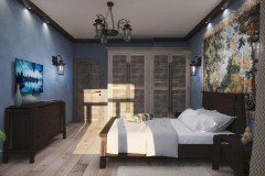 Спальня в дизайн-проекте квартиры 67м.кв. —  студия дизайна HD-DESIGN