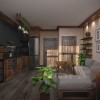 Кухня з вітальнею в дизайн-проекті квартири 67м.кв. - студія дизайну HD-DESIGN