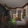 Кухня с гостиной   в дизайн-проекте квартиры 67м.кв. —  студия дизайна HD-DESIGN