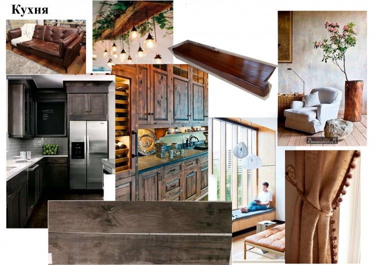 Колаж кухні в дизайн-проекті квартири 67м.кв. - студія дизайну HD-DESIGN