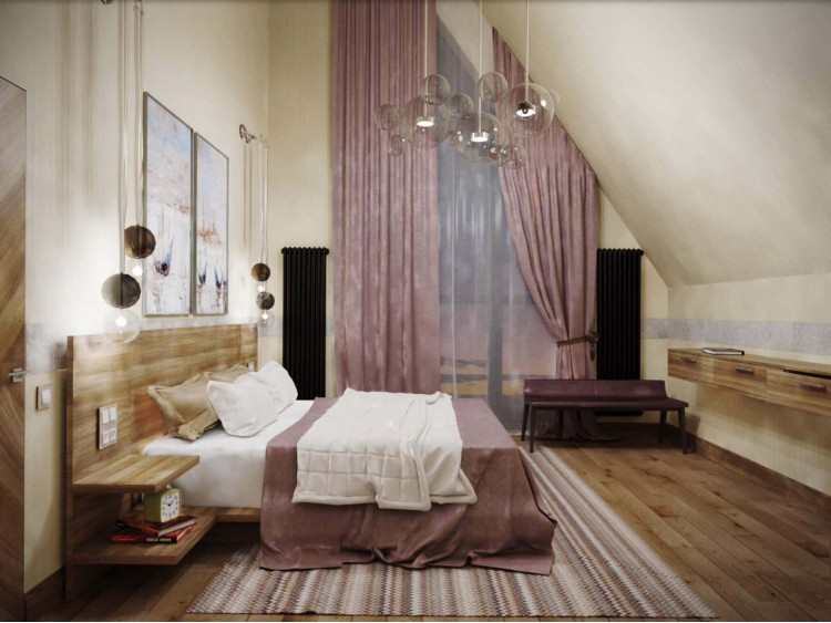 Спальня   – новое фото идеи для дизайна № 1278