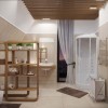 Санвузол у дизайн-проекті двоповерхового котеджу ЖК Білий шоколад-Villago, 200 м.кв. - студія дизайну HD-DESIGN