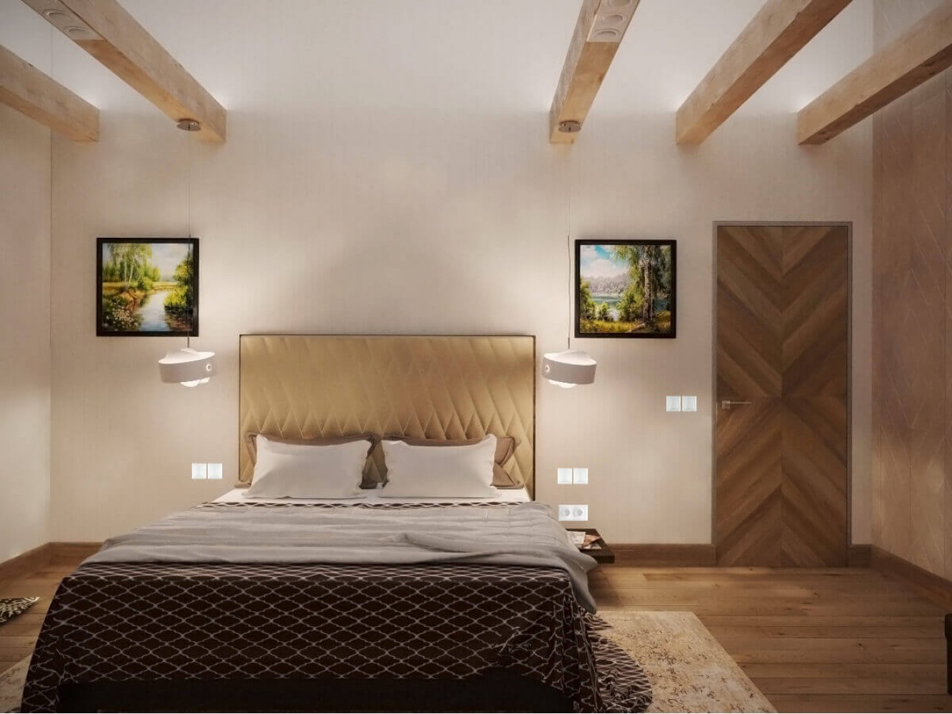 Спальня – отличное фото дизайн-проекта № 1282