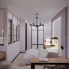 Спальня в дизайн-проекте 3-комнатной квартиры ЖК Старокиевский, 102м.кв. — HD-DESIGN