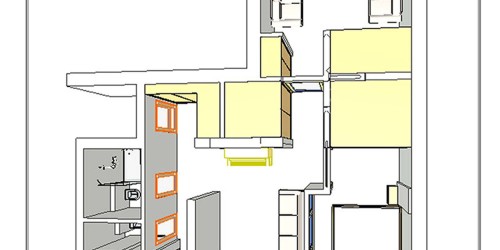 Дизайн-проект 3-комнатной квартиры в ЖК Старокиевский, 102 м.кв.