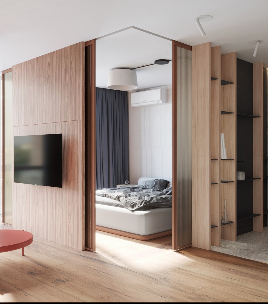 Дизайн спальні в сучасному стилі, фото 10
