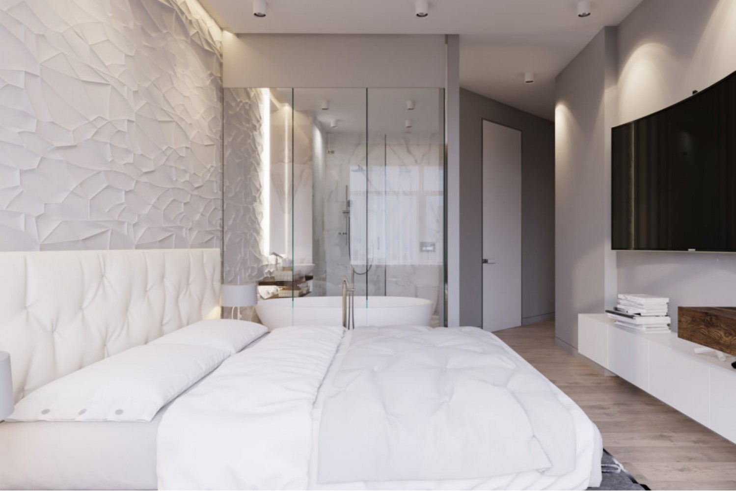 Спальня в дизайн-проекте квартиры на Липках— Che*Modan